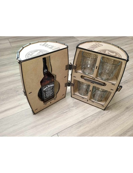 Coffret BOIS Jack Daniel's