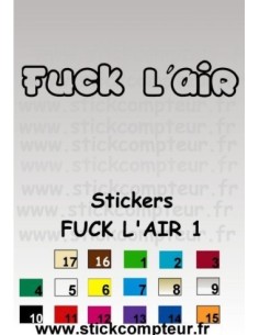 Stickers FUCK L'AIR 1