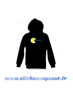 SWEAT-SHIRT capuche PAC MAN