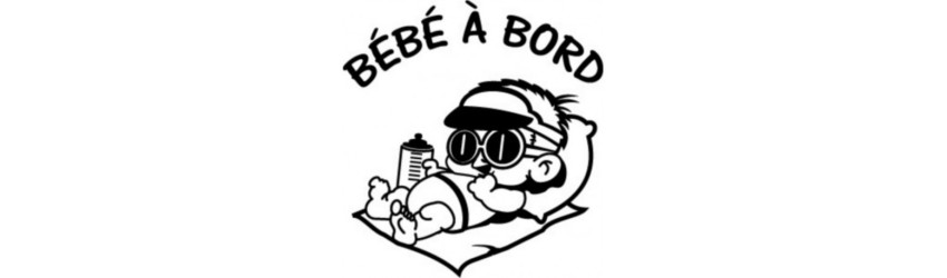 STICKERS BEBE A BORD