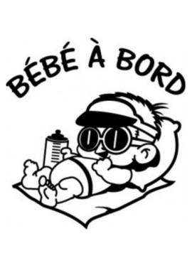 STICKERS BEBE A BORD